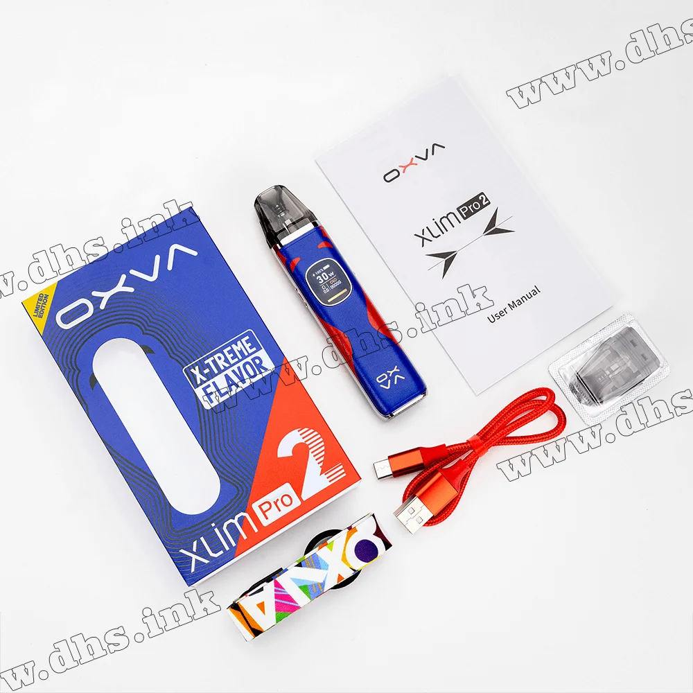 Многоразовая электронная сигарета - OXVA Xlim Pro 2 Pod Kit 1300 мАч (Rose Pink)